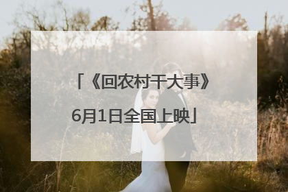 《回农村干大事》6月1日全国上映