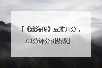 《藏海传》豆瓣开分，7.1分评分引热议