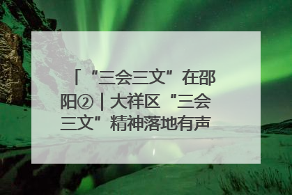 “三会三文”在邵阳②｜大祥区“三会三文”精神落地有声 以实干实绩助力区域高质量发展