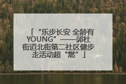 “乐步长安 全龄有YOUNG”——郭杜街道北街第二社区健步走活动超“燃”