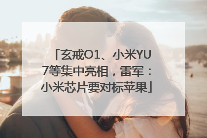 玄戒O1、小米YU7等集中亮相，雷军：小米芯片要对标苹果