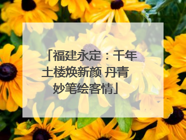 福建永定：千年土楼焕新颜 丹青妙笔绘客情