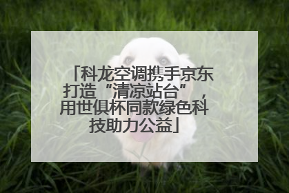 科龙空调携手京东打造“清凉站台”，用世俱杯同款绿色科技助力公益