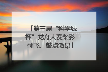 第三届“科学城杯”龙舟大赛桨影翻飞、鼓点激昂
