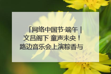 网络中国节·端午｜文昌阁下 童声未央！路边音乐会上演粽香与童真的诗意交响