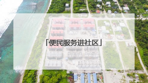 便民服务进社区