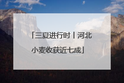 三夏进行时丨河北小麦收获近七成