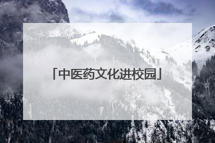 中医药文化进校园