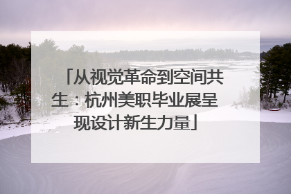 从视觉革命到空间共生：杭州美职毕业展呈现设计新生力量