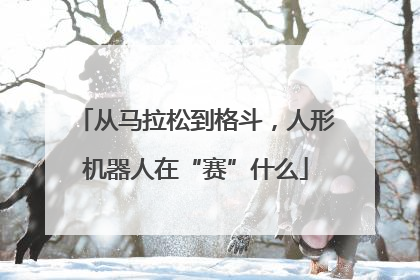 从马拉松到格斗，人形机器人在“赛”什么