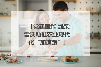党建赋能 潍柴雷沃助推农业现代化“加速跑”
