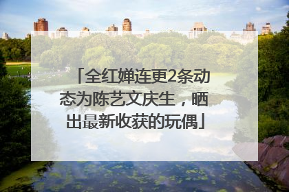 全红婵连更2条动态为陈艺文庆生，晒出最新收获的玩偶