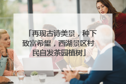 再现古诗美景，种下致富希望，西湖景区村民自发茶园植树