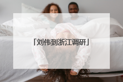 刘伟到浙江调研
