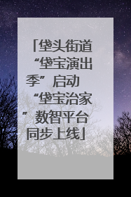 垡头街道“垡宝演出季”启动 “垡宝治家”数智平台同步上线