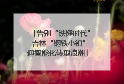 告别“铁锤时代” 吉林“钢铁小镇”迎智能化转型浪潮