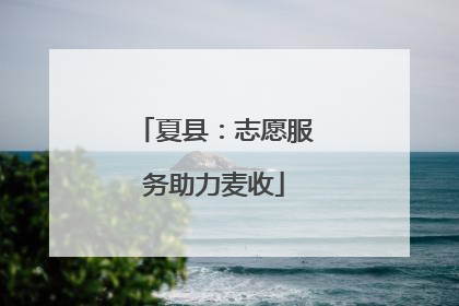 夏县：志愿服务助力麦收