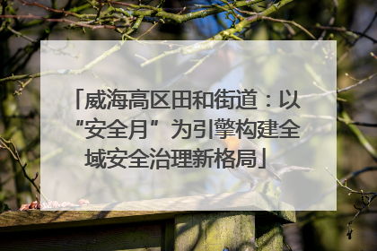 威海高区田和街道：以“安全月”为引擎构建全域安全治理新格局
