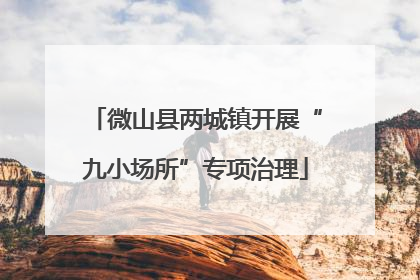 微山县两城镇开展“九小场所”专项治理