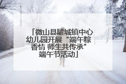 微山县驩城镇中心幼儿园开展“端午粽香情 师生共传承”端午节活动