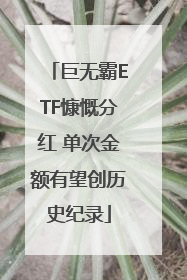 巨无霸ETF慷慨分红 单次金额有望创历史纪录