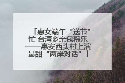 惠女端午“送节”忙 台湾乡亲包粽乐——惠安西头村上演最甜“两岸对话”
