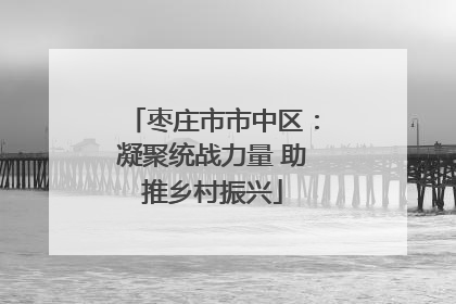 枣庄市市中区：凝聚统战力量 助推乡村振兴