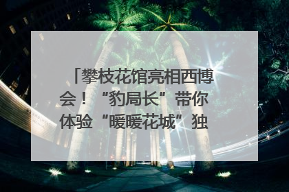 攀枝花馆亮相西博会！“豹局长”带你体验“暖暖花城”独特魅力｜西博视界