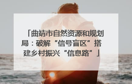 曲靖市自然资源和规划局：破解“信号盲区”搭建乡村振兴“信息路”