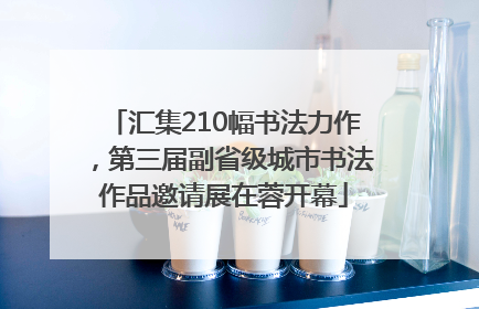 汇集210幅书法力作，第三届副省级城市书法作品邀请展在蓉开幕