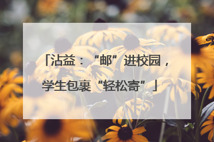 沾益：“邮”进校园，学生包裹“轻松寄”