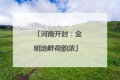 河南开封：金明池畔荷韵浓