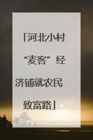 河北小村“麦客”经济铺就农民致富路