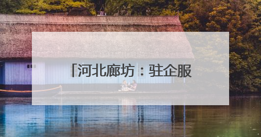 河北廊坊：驻企服务站贴心又暖心