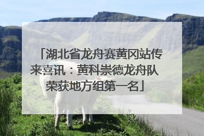 湖北省龙舟赛黄冈站传来喜讯：黄科崇德龙舟队荣获地方组第一名
