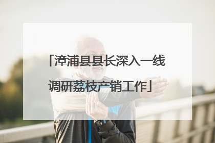 漳浦县县长深入一线调研荔枝产销工作