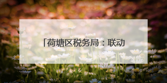 荷塘区税务局：联动普法 护航乡村振兴