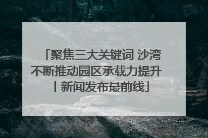聚焦三大关键词 沙湾不断推动园区承载力提升丨新闻发布最前线