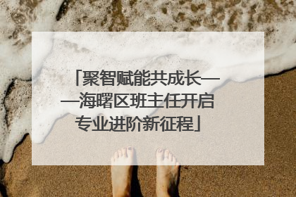 聚智赋能共成长——海曙区班主任开启专业进阶新征程