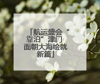 航运盛会“靠泊”津门 面朝大海绘就新篇