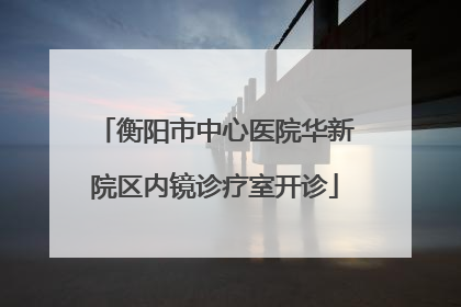 衡阳市中心医院华新院区内镜诊疗室开诊