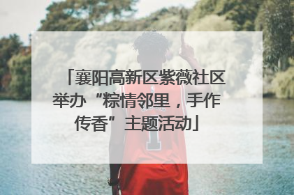 襄阳高新区紫薇社区举办“粽情邻里，手作传香”主题活动