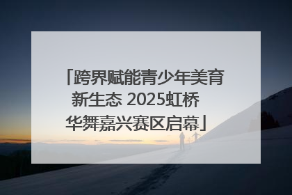 跨界赋能青少年美育新生态 2025虹桥华舞嘉兴赛区启幕