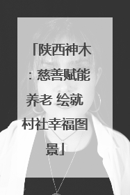 陕西神木：慈善赋能养老 绘就村社幸福图景
