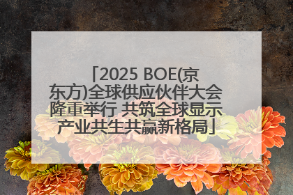2025 BOE(京东方)全球供应伙伴大会隆重举行 共筑全球显示产业共生共赢新格局