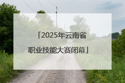 2025年云南省职业技能大赛闭幕