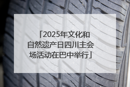 2025年文化和自然遗产日四川主会场活动在巴中举行
