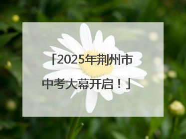 2025年荆州市中考大幕开启！