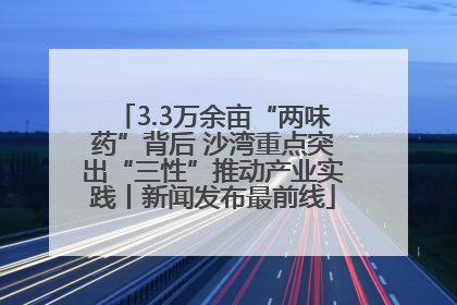 3.3万余亩“两味药”背后 沙湾重点突出“三性”推动产业实践丨新闻发布最前线